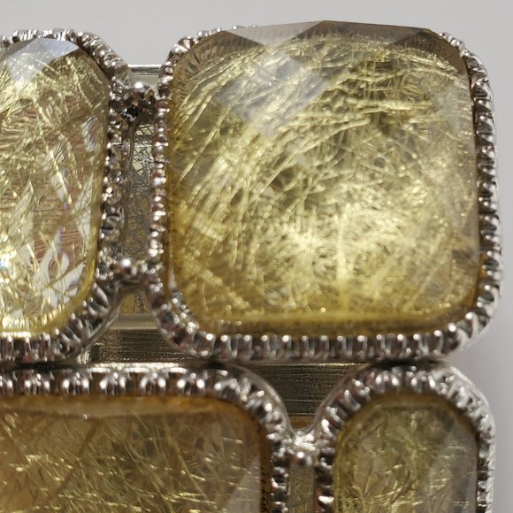 Chunky Bangle in Silver Tone - Picture 2 of 3